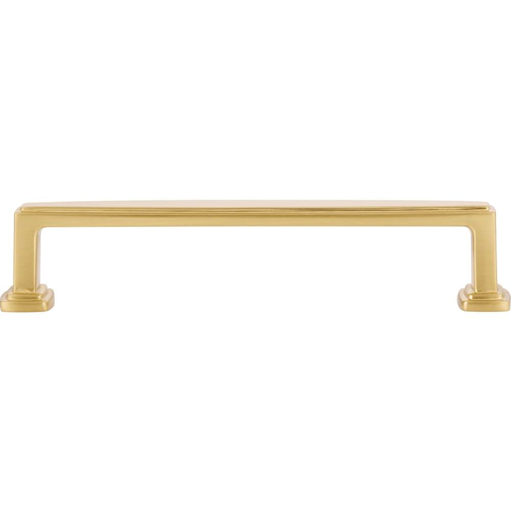 128 mm Center-to-Center Brushed Gold Richard Cabinet Pull