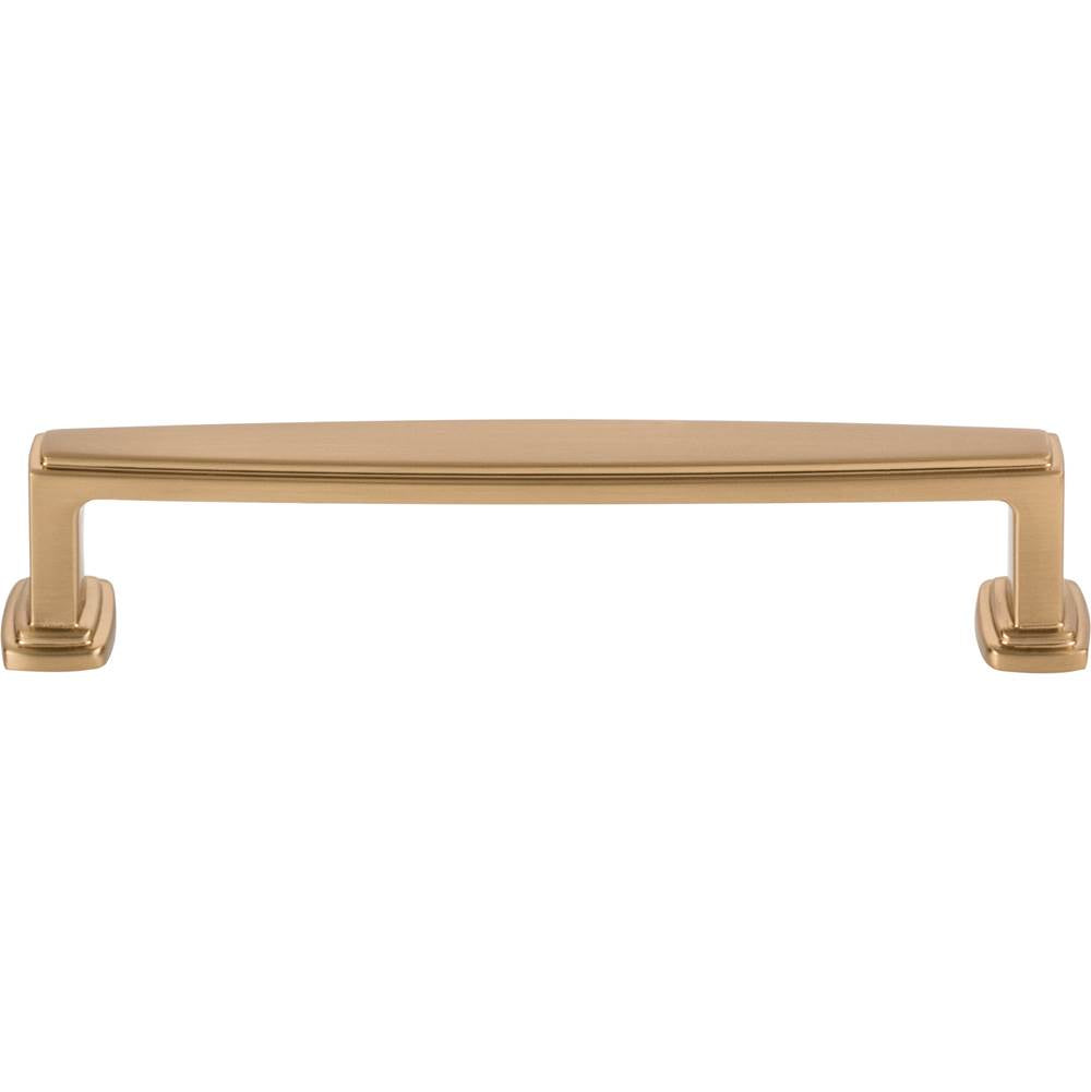 128 mm Center-to-Center Brushed Gold Richard Cabinet Pull