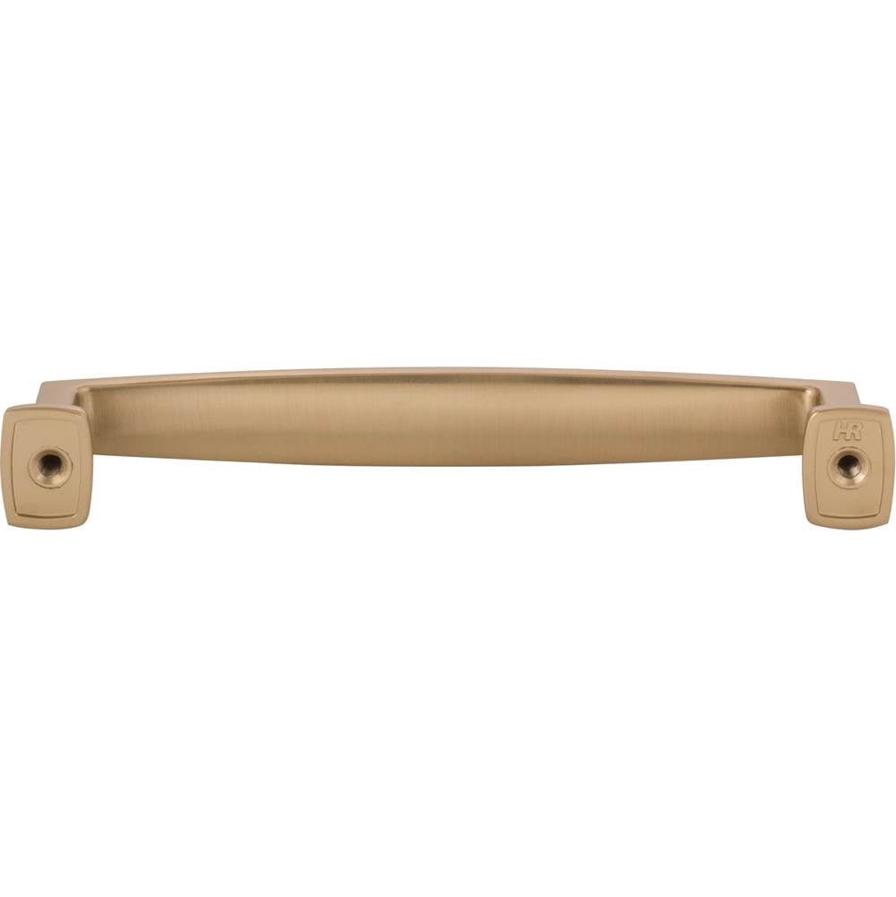 128 mm Center-to-Center Brushed Gold Richard Cabinet Pull