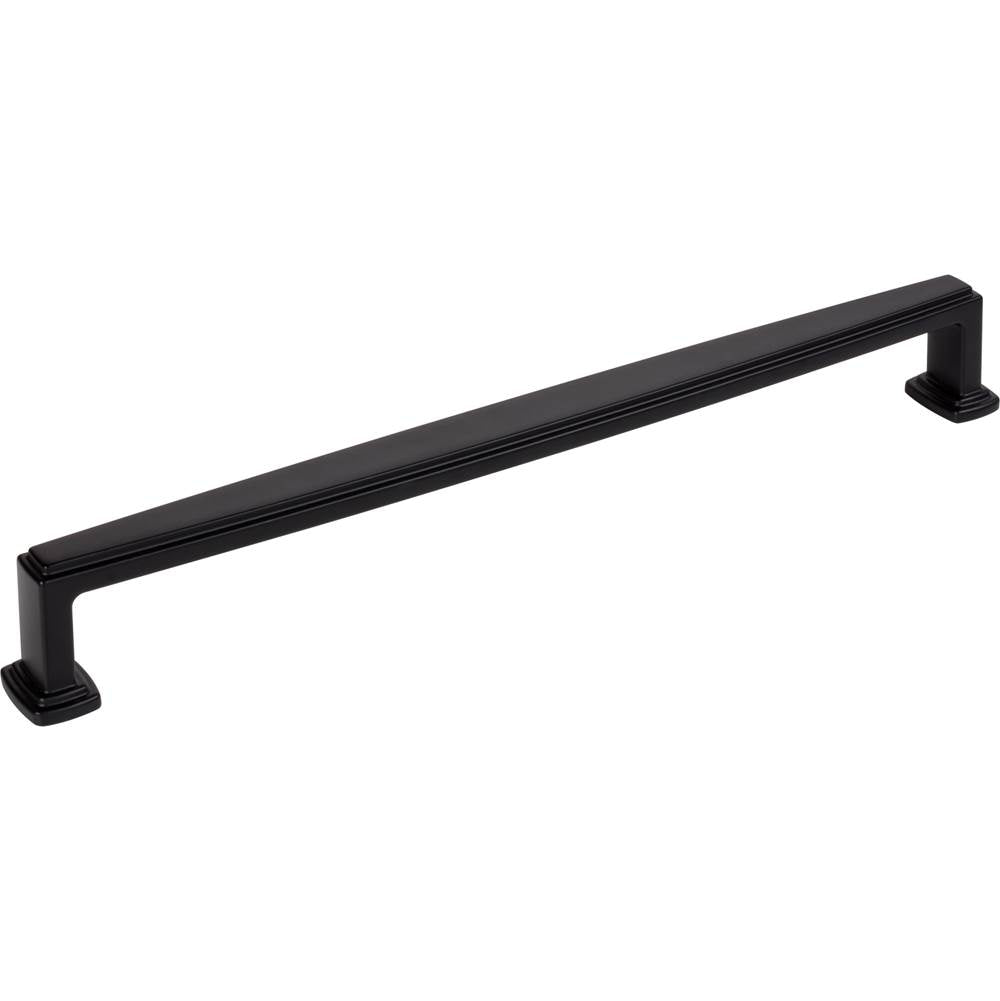 Jeffrey Alexander - 12'' Center-to-Center Matte Black Richard Appliance Handle - Matte Black