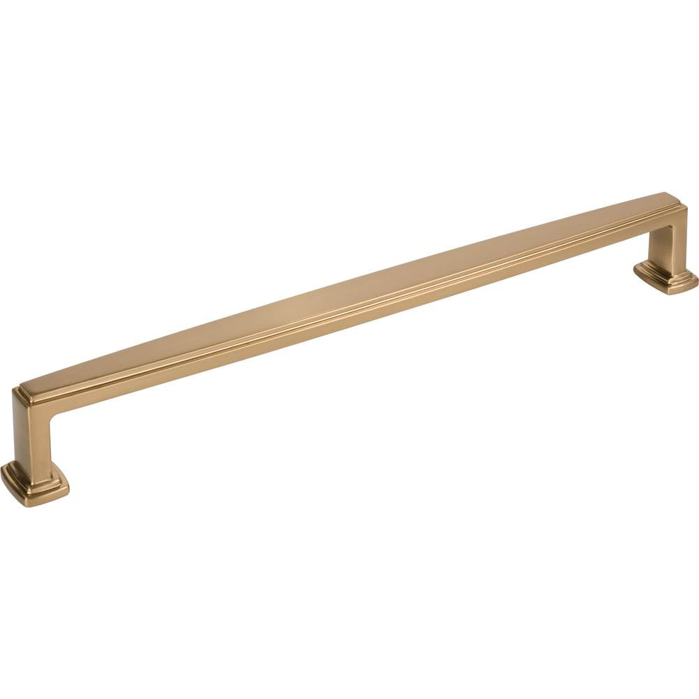 Jeffrey Alexander - 12'' Center-to-Center Satin Bronze Richard Appliance Handle - Satin Bronze
