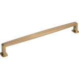 Jeffrey Alexander - 12'' Center-to-Center Satin Bronze Richard Appliance Handle - Satin Bronze