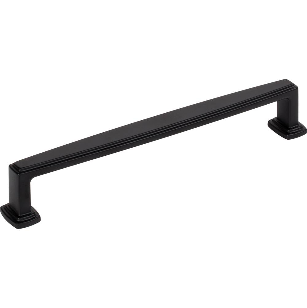 Jeffrey Alexander - 160 mm Center-to-Center Matte Black Richard Cabinet Pull - Matte Black