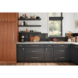 160 mm Center-to-Center Brushed Gold Richard Cabinet Pull