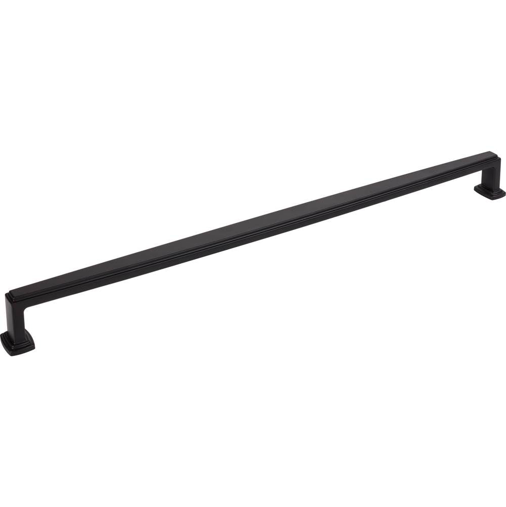 Jeffrey Alexander - 18'' Center-to-Center Matte Black Richard Appliance Handle - Matte Black