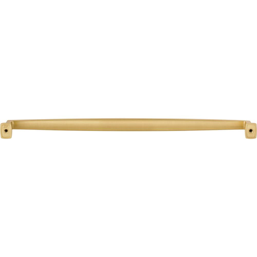 305 mm Center-to-Center Brushed Gold Richard Cabinet Pull