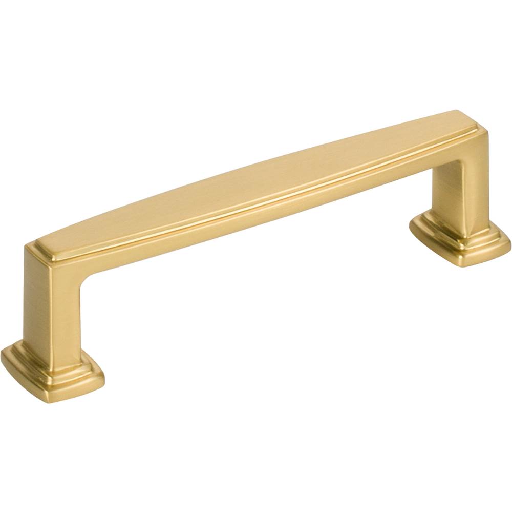 Jeffrey Alexander - 96 mm Center-to-Center Brushed Gold Richard Cabinet Pull - Brushed Gold