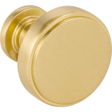 1-1/4'' Diameter Brushed Gold Richard Cabinet Knob