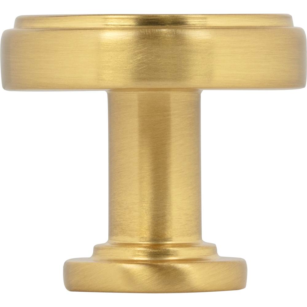 1-1/4'' Diameter Brushed Gold Richard Cabinet Knob