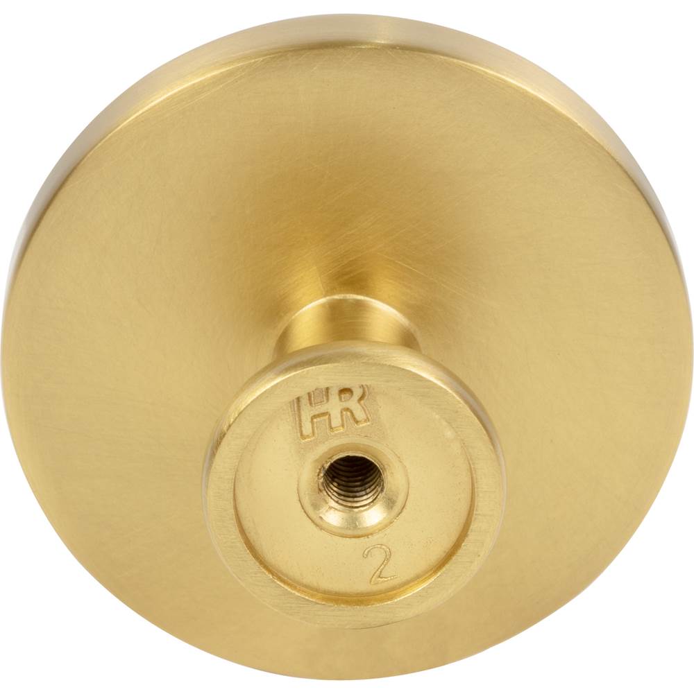 1-3/4'' Diameter Brushed Gold Richard Cabinet Knob