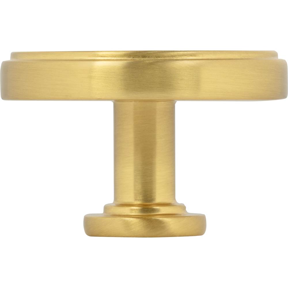 1-3/4'' Diameter Brushed Gold Richard Cabinet Knob