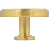 1-3/4'' Diameter Brushed Gold Richard Cabinet Knob
