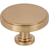 Jeffrey Alexander - 1-3/4'' Diameter Satin Bronze Richard Cabinet Knob - Satin Bronze