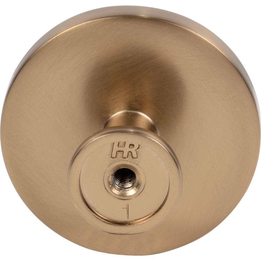 1-3/4'' Diameter Brushed Gold Richard Cabinet Knob