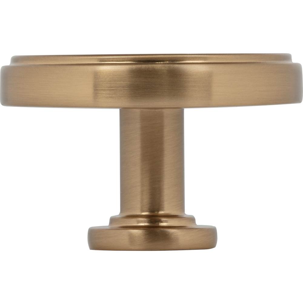 1-3/4'' Diameter Brushed Gold Richard Cabinet Knob