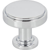 Jeffrey Alexander - 1-1/4'' Diameter Polished Chrome Richard Cabinet Knob - Polished Chrome