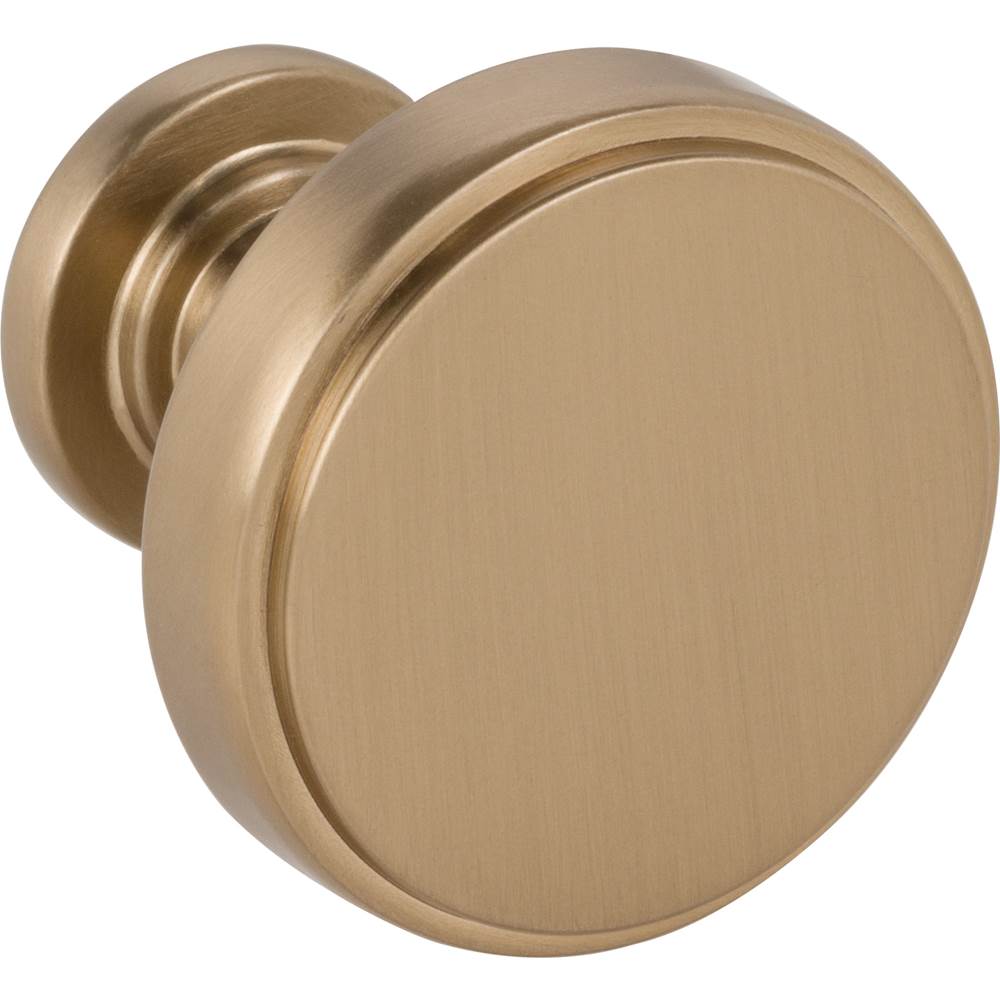 1-1/4'' Diameter Brushed Gold Richard Cabinet Knob