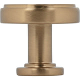 1-1/4'' Diameter Brushed Gold Richard Cabinet Knob