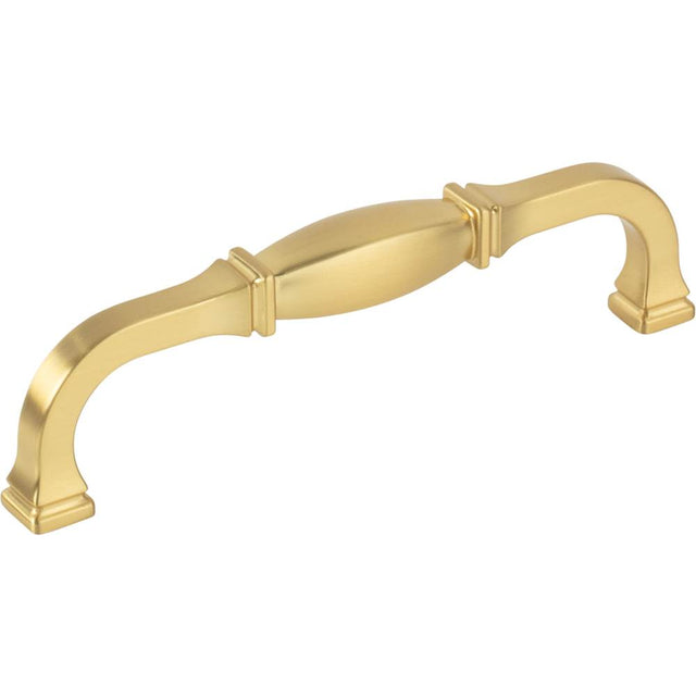 Jeffrey Alexander - 128 mm Center-to-Center Brushed Gold Audrey Cabinet Pull - Brushed Gold