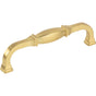 Jeffrey Alexander - 128 mm Center-to-Center Brushed Gold Audrey Cabinet Pull - Brushed Gold