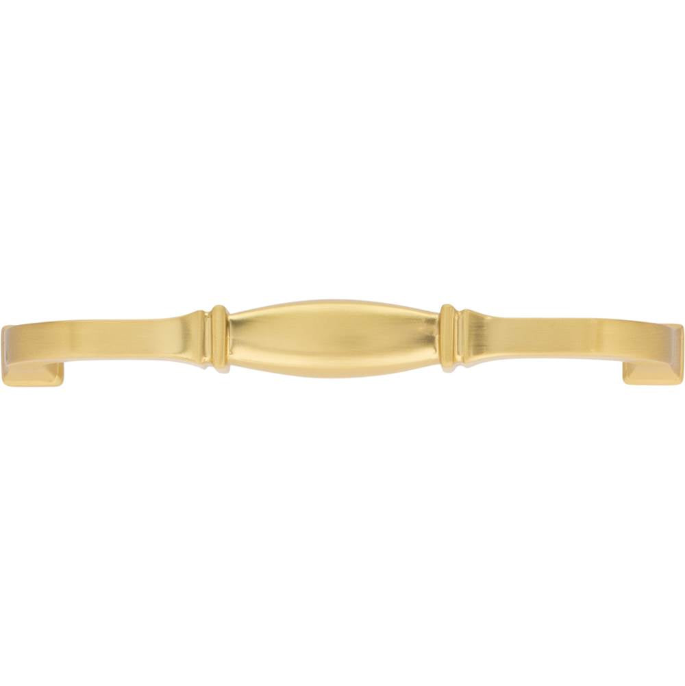 128 mm Center-to-Center Brushed Gold Audrey Cabinet Pull