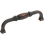 Jeffrey Alexander - 128 mm Center-to-Center Brushed Oil Rubbed Bronze Audrey Cabinet Pull - Brushed Oil Rubbed Bronze