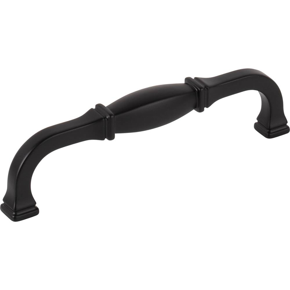Jeffrey Alexander - 128 mm Center-to-Center Matte Black Audrey Cabinet Pull - Matte Black