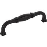 Jeffrey Alexander - 128 mm Center-to-Center Matte Black Audrey Cabinet Pull - Matte Black