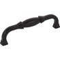 Jeffrey Alexander - 128 mm Center-to-Center Matte Black Audrey Cabinet Pull - Matte Black