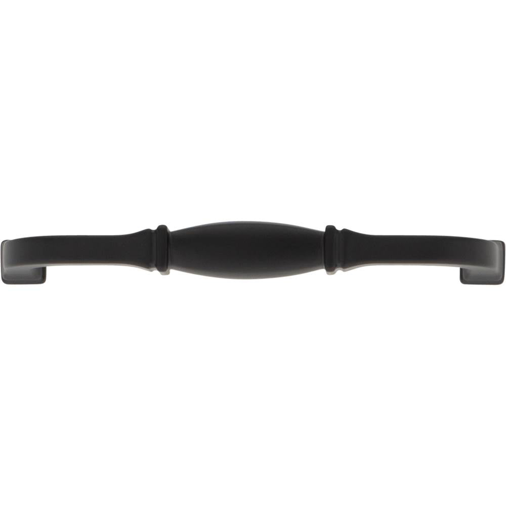128 mm Center-to-Center Matte Black Audrey Cabinet Pull