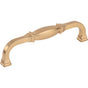 Jeffrey Alexander - 128 mm Center-to-Center Satin Bronze Audrey Cabinet Pull - Satin Bronze