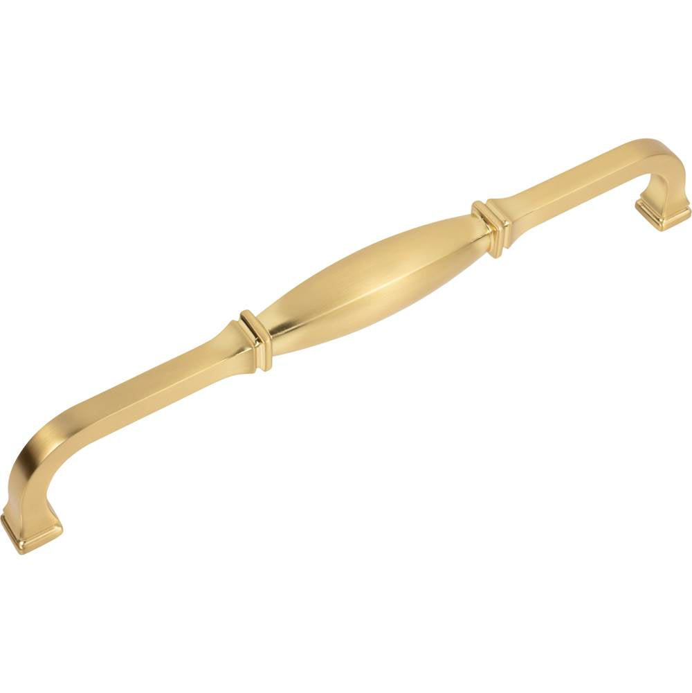 12'' Center-to-Center Brushed Gold Audrey Appliance Handle