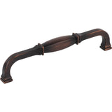Jeffrey Alexander - 160 mm Center-to-Center Brushed Oil Rubbed Bronze Audrey Cabinet Pull - Brushed Oil Rubbed Bronze