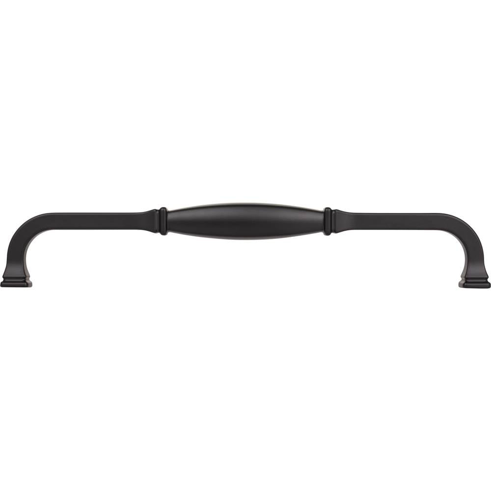 18'' Center-to-Center Matte Black Audrey Appliance Handle