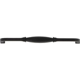 18'' Center-to-Center Matte Black Audrey Appliance Handle