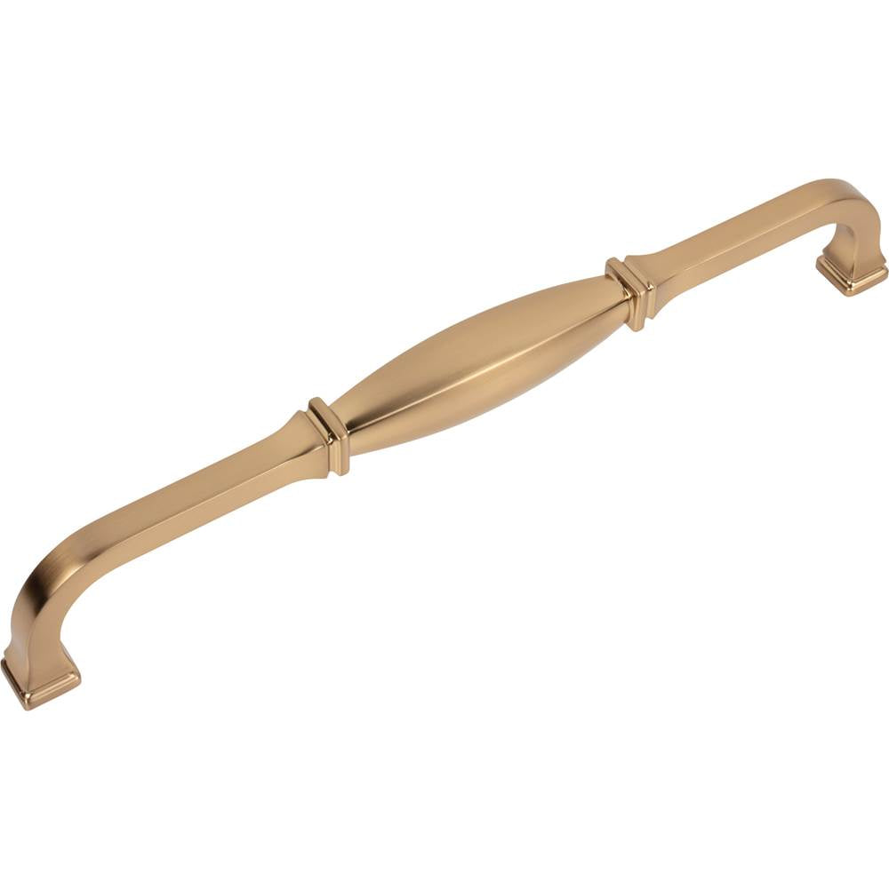 18'' Center-to-Center Satin Bronze Audrey Appliance Handle