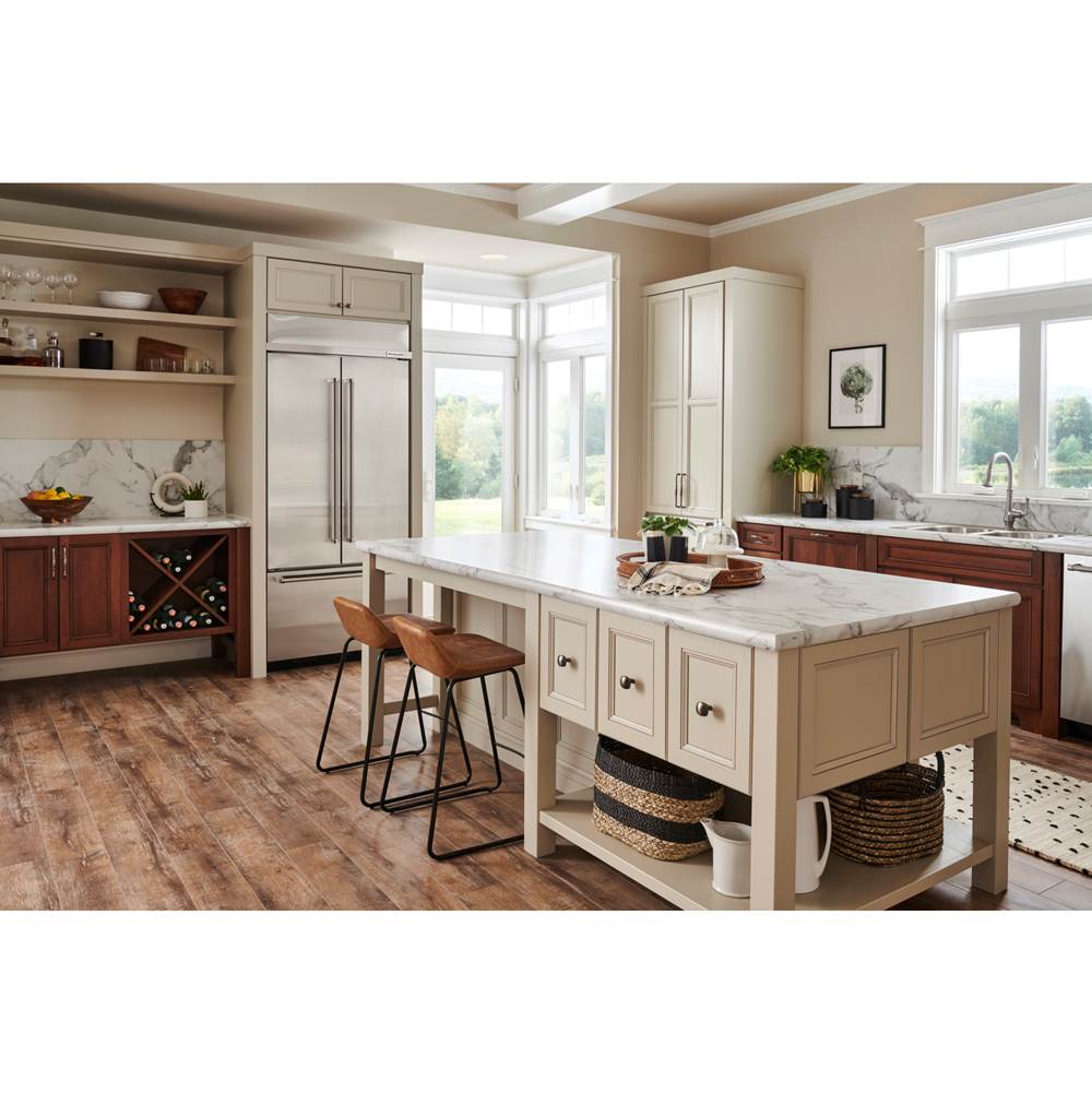192 mm Center-to-Center Brushed Pewter Audrey Cabinet Pull