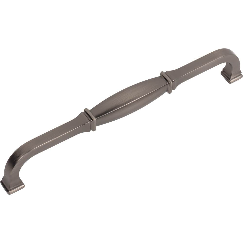 192 mm Center-to-Center Brushed Pewter Audrey Cabinet Pull