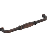 192 mm Center-to-Center Brushed Oil Rubbed Bronze Audrey Cabinet Pull