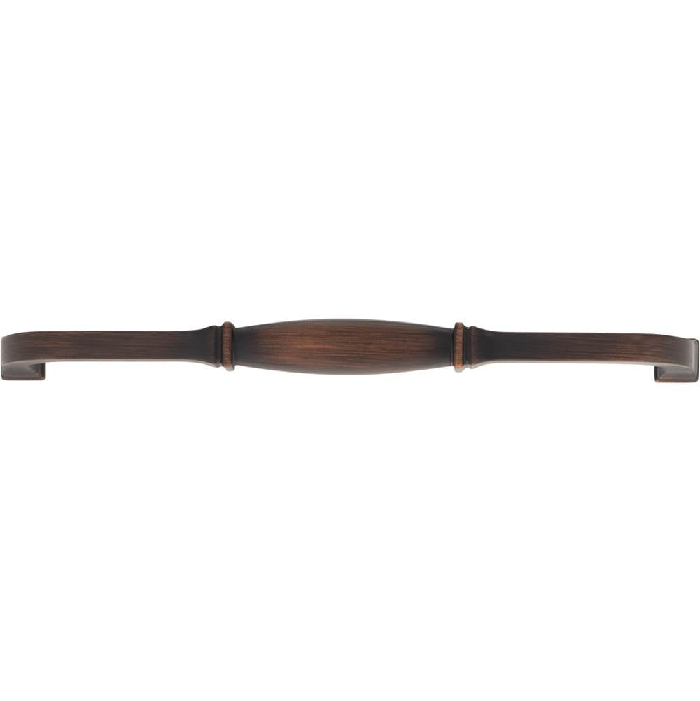 192 mm Center-to-Center Brushed Oil Rubbed Bronze Audrey Cabinet Pull