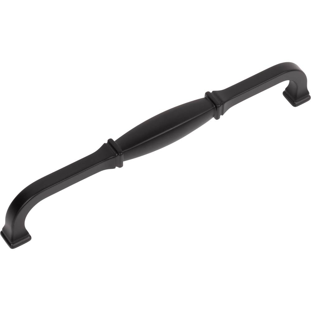 192 mm Center-to-Center Matte Black Audrey Cabinet Pull