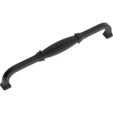 192 mm Center-to-Center Matte Black Audrey Cabinet Pull
