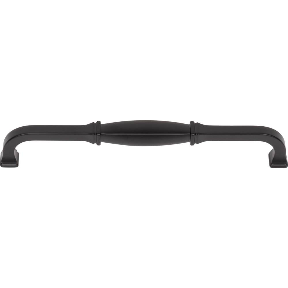 192 mm Center-to-Center Matte Black Audrey Cabinet Pull