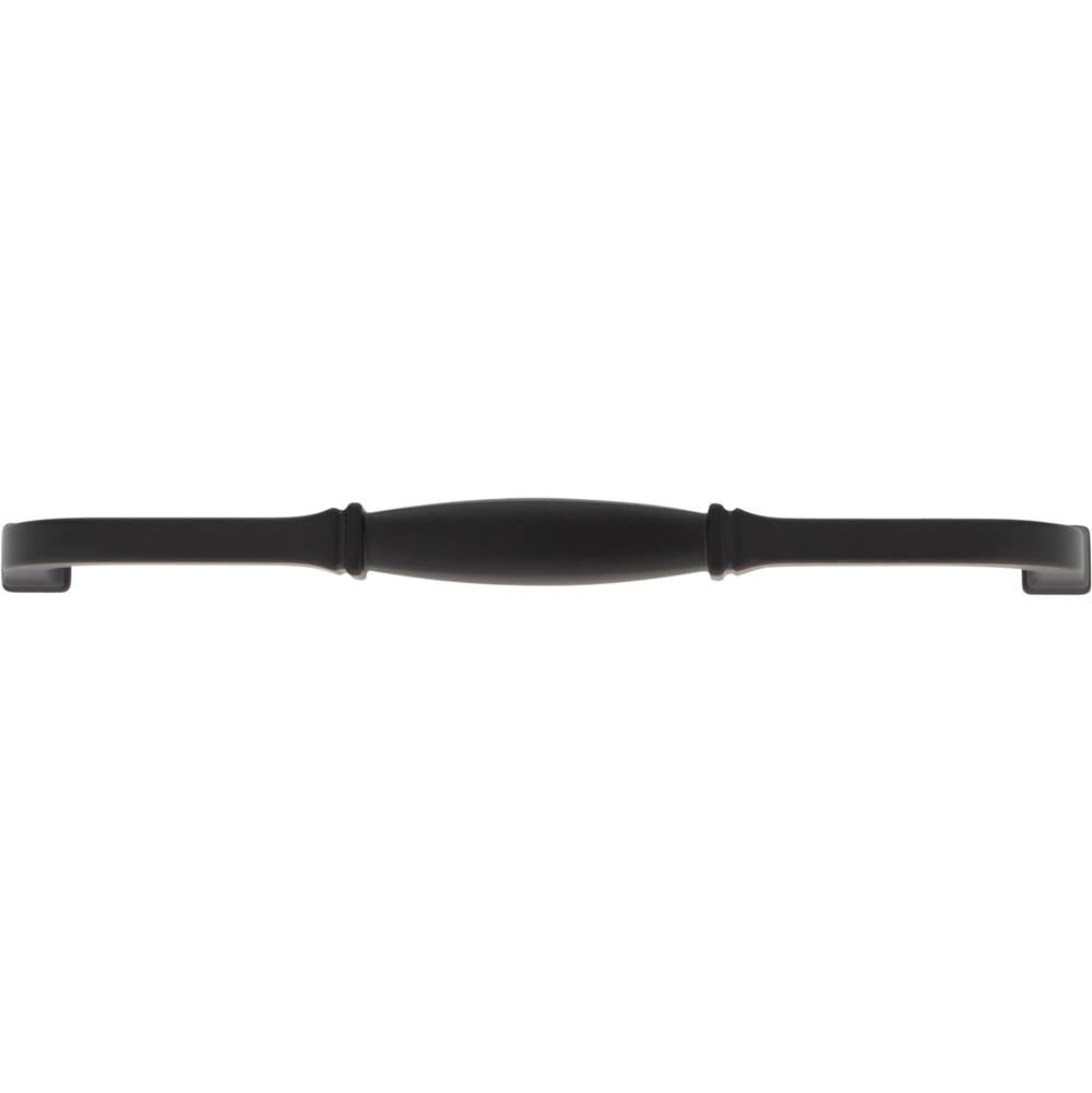 192 mm Center-to-Center Matte Black Audrey Cabinet Pull