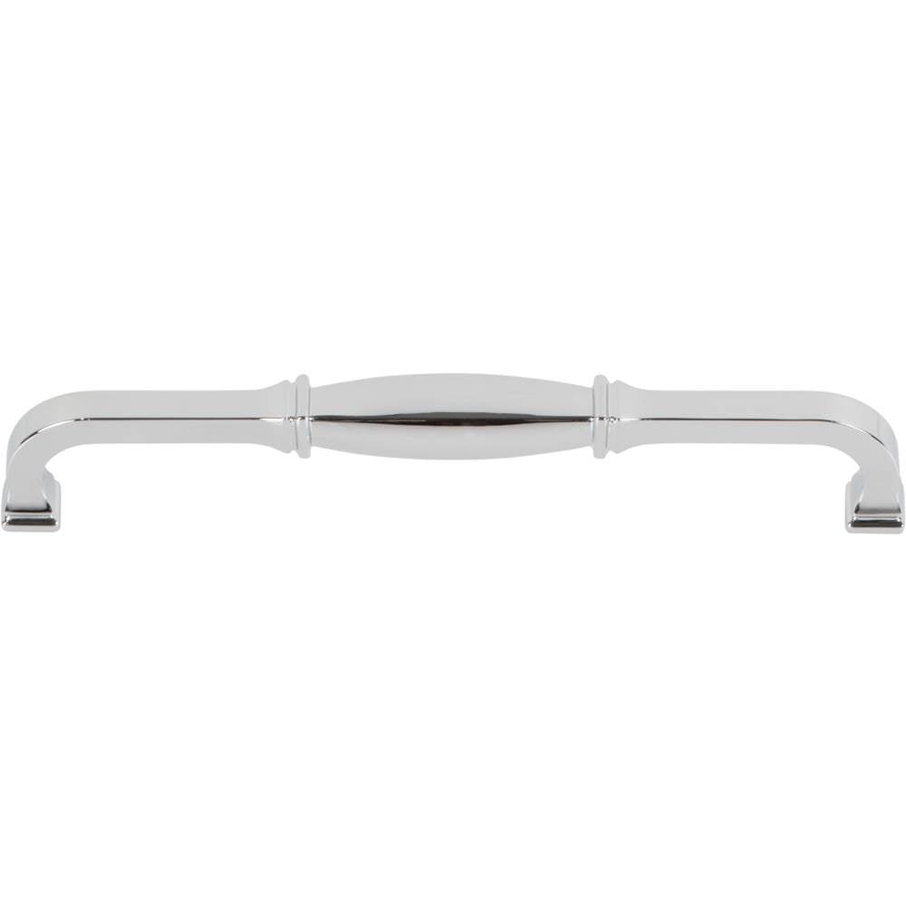 192 mm Center-to-Center Polished Chrome Audrey Cabinet Pull