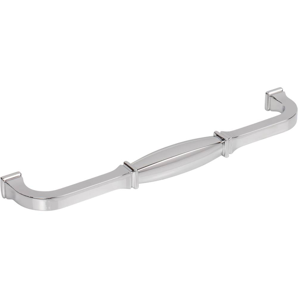 192 mm Center-to-Center Polished Chrome Audrey Cabinet Pull