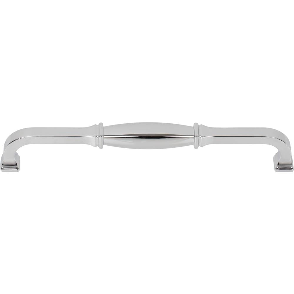 192 mm Center-to-Center Polished Chrome Audrey Cabinet Pull