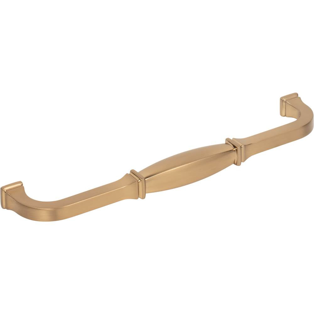 192 mm Center-to-Center Satin Bronze Audrey Cabinet Pull