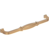 192 mm Center-to-Center Satin Bronze Audrey Cabinet Pull