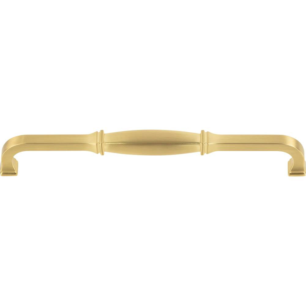 224 mm Center-to-Center Brushed Gold Audrey Cabinet Pull